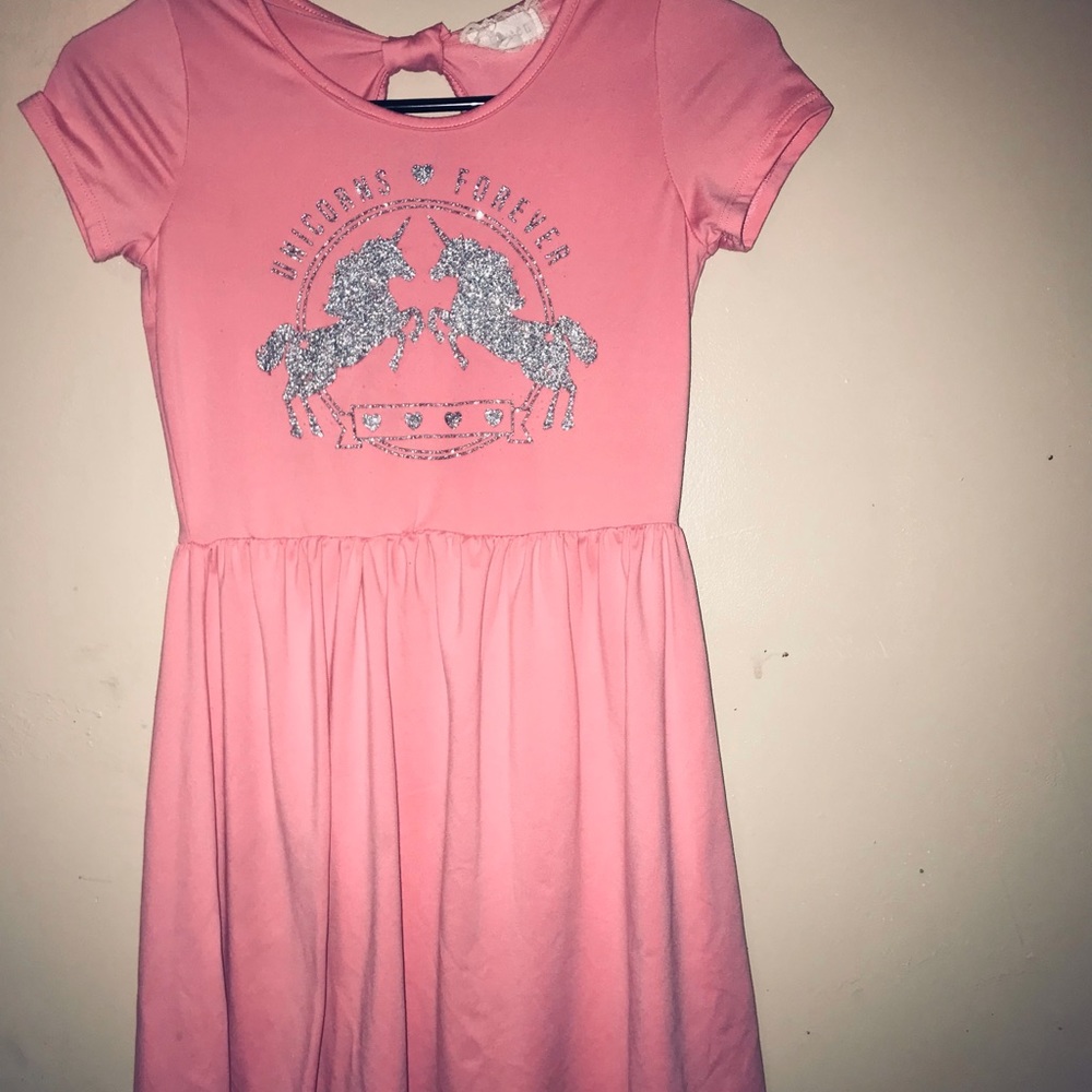 Unicorn dress sz 7/8